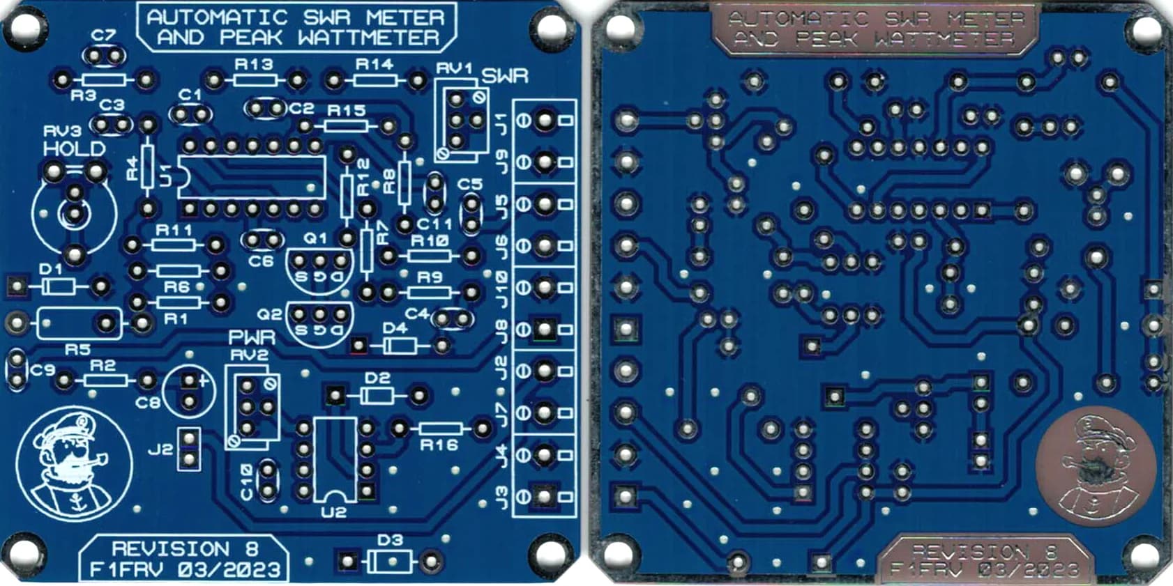 Carte pour ROS mètre automatique & mesure de puissance crête