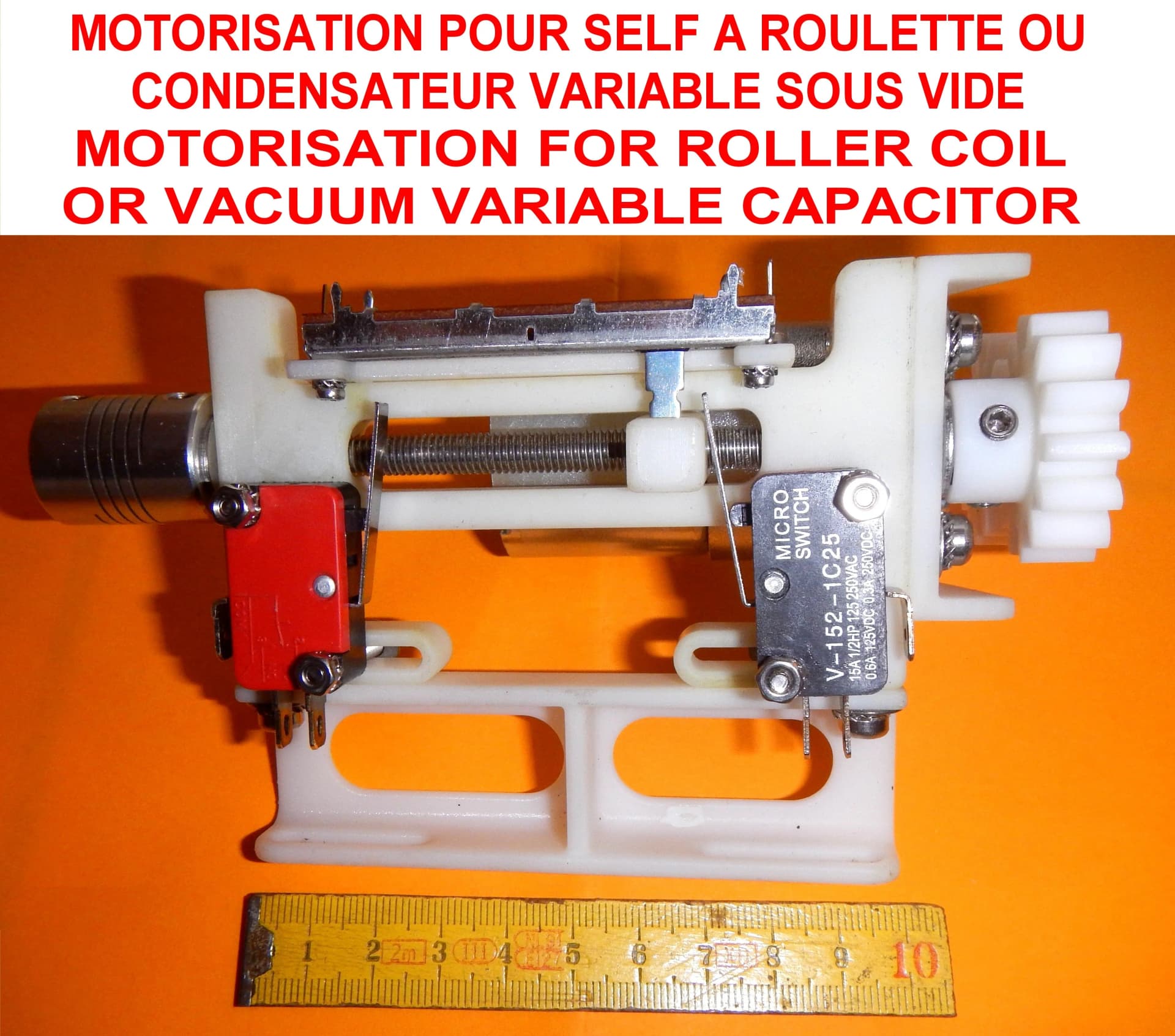 Motorisation pour self à roulette ou CV sous vide