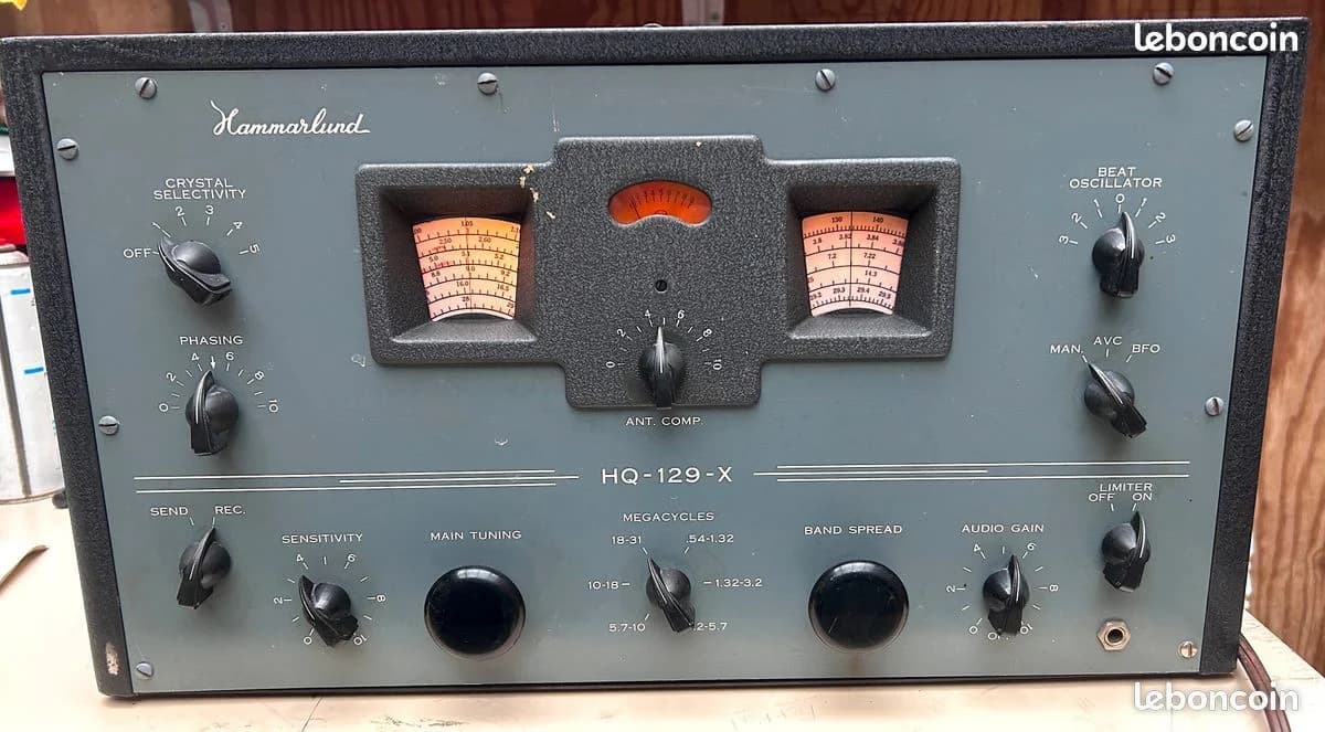 Very rare HAMMARLUND HQ 129X receiver + Manual Diagram