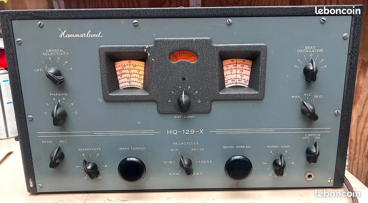 Très rare Récepteur HAMMARLUND HQ 129X + Manuel Schéma