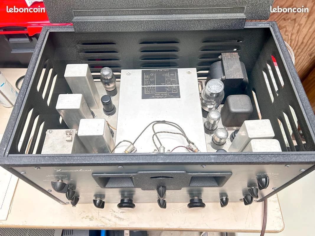 Very rare HAMMARLUND HQ 129X receiver + Manual Diagram