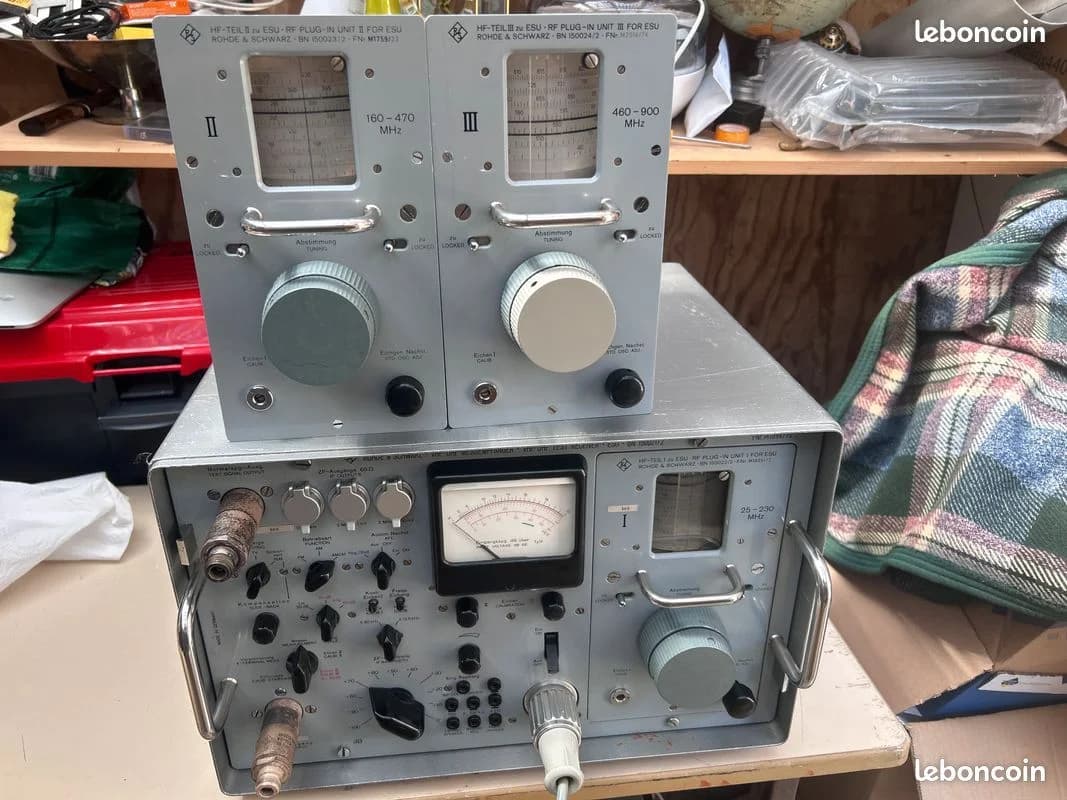 Ricevitore di misura ROHDE & SCHWARTZ BN 150021/2 + 2 PLUG IN + HP