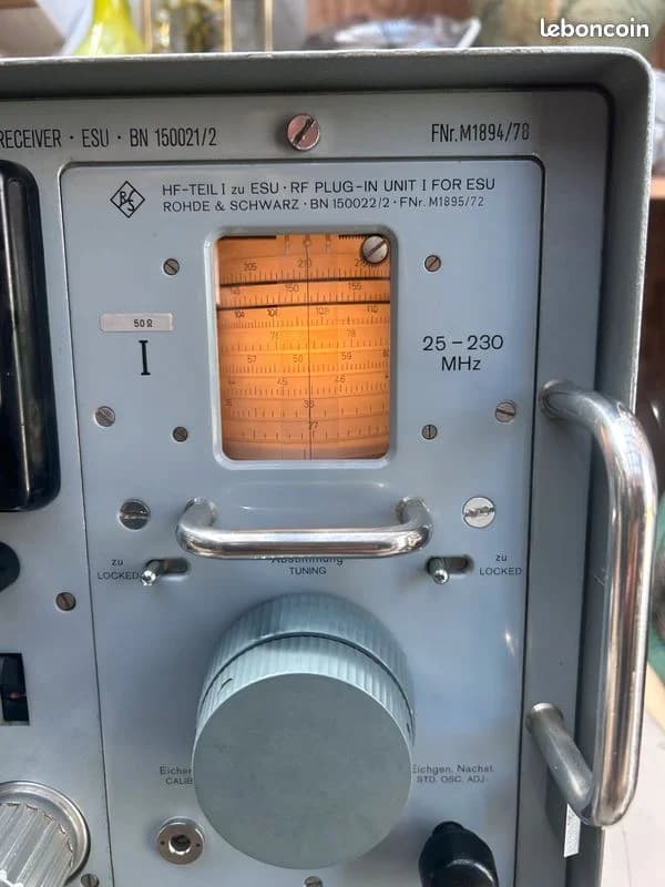 Ricevitore di misura ROHDE & SCHWARTZ BN 150021/2 + 2 PLUG IN + HP