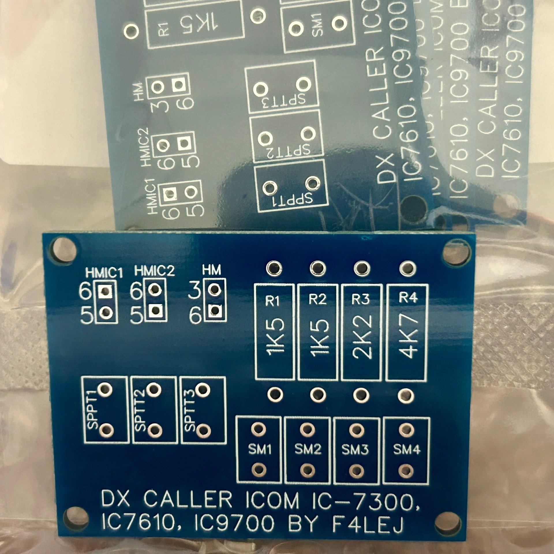PCB lanceur d’appel icom